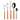 Fantasia Orange 5-piece Stainless Steel Flatware Set