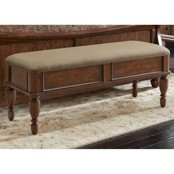 rustic traditions rustic cherry bed bench