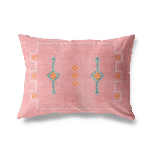 blush lumbar pillow