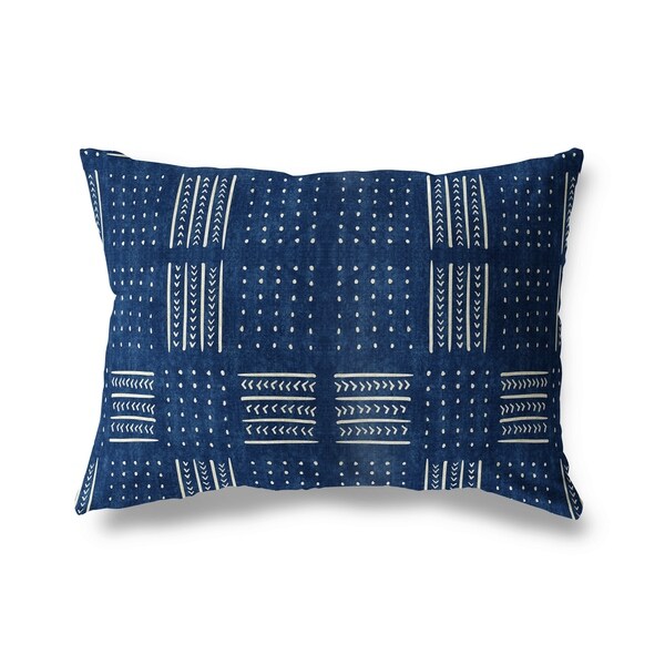 Mud Cloth Lumbar Pillow By Kavka Designs
