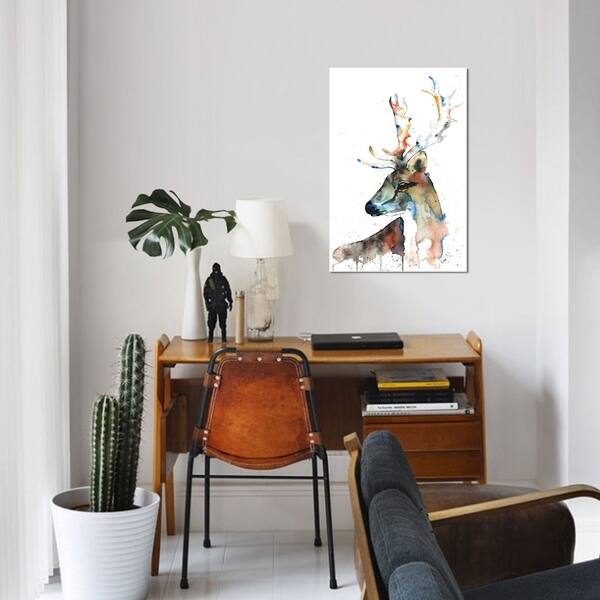 Shop Icanvas Fallow Deer By Lisa Whitehouse Canvas Print Free