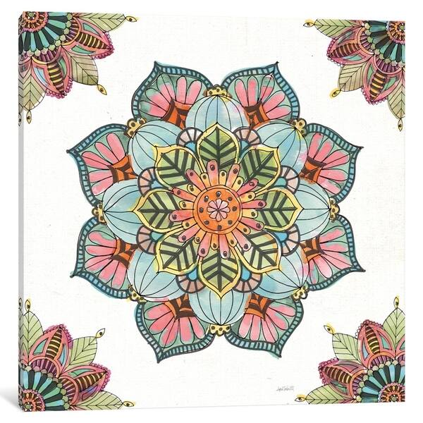 iCanvas "Mandala Morning V" by Anne Tavoletti Canvas Print - Bed Bath ...