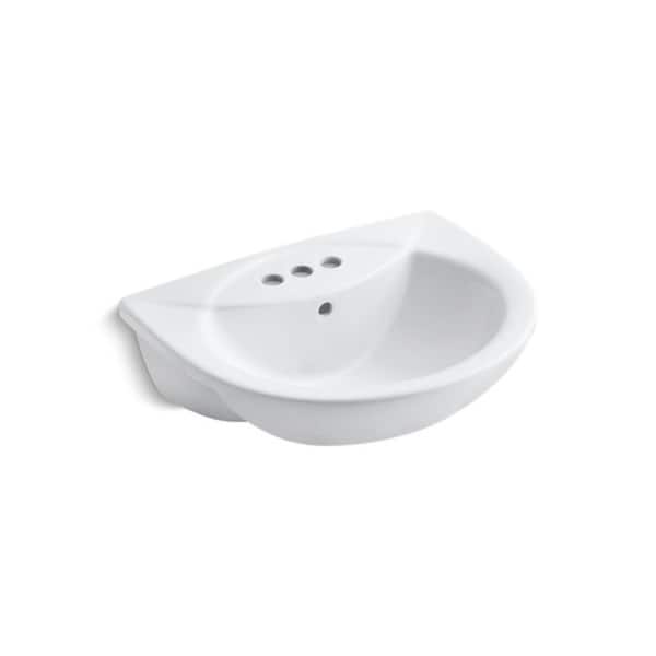 Kohler Archer Vitreous China Undermount Bathroom Sink In White