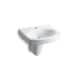 preview thumbnail 1 of 0, Kohler Pinoir® Wall-Mount Bathroom Sink with Single Faucet Hole White (K-2035-1-0)