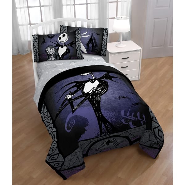 Disney Nightmare Before Christmas Meant To Be Reversible Comforter