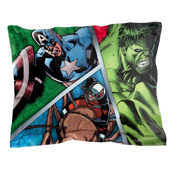 Shop Marvel Avengers Metal Full Queen Reversible Comforter Sham