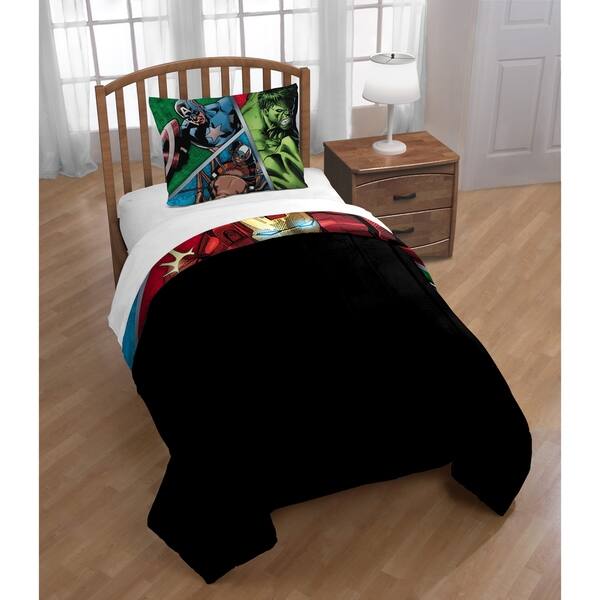 Shop Marvel Avengers Metal Full Queen Reversible Comforter Sham