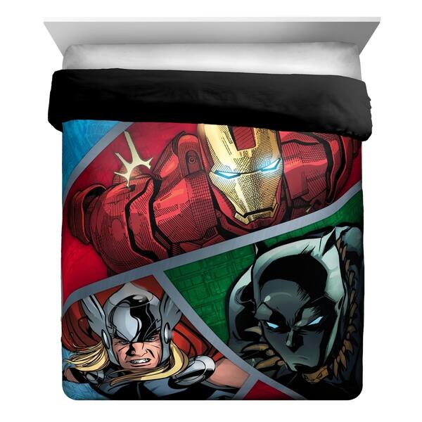 Shop Marvel Avengers Metal Full Queen Reversible Comforter Sham