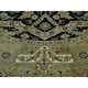 preview thumbnail 3 of 5, Hand Knotted Black Fine Oriental with New Zealand Wool Oriental Rug - 6'10 x 6'10