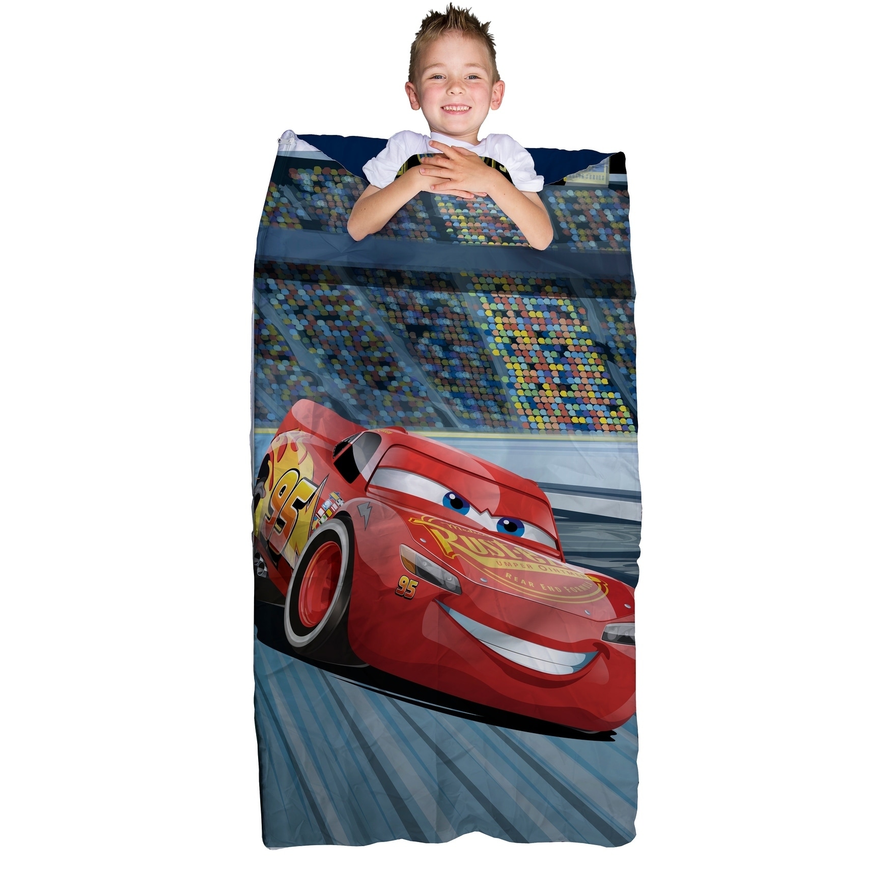 Shop Disney Cars Slumber Bag And Backpack Set 30 X 60 On Sale