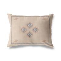 Kilim Cream Lumbar Pillow By Becky Bailey