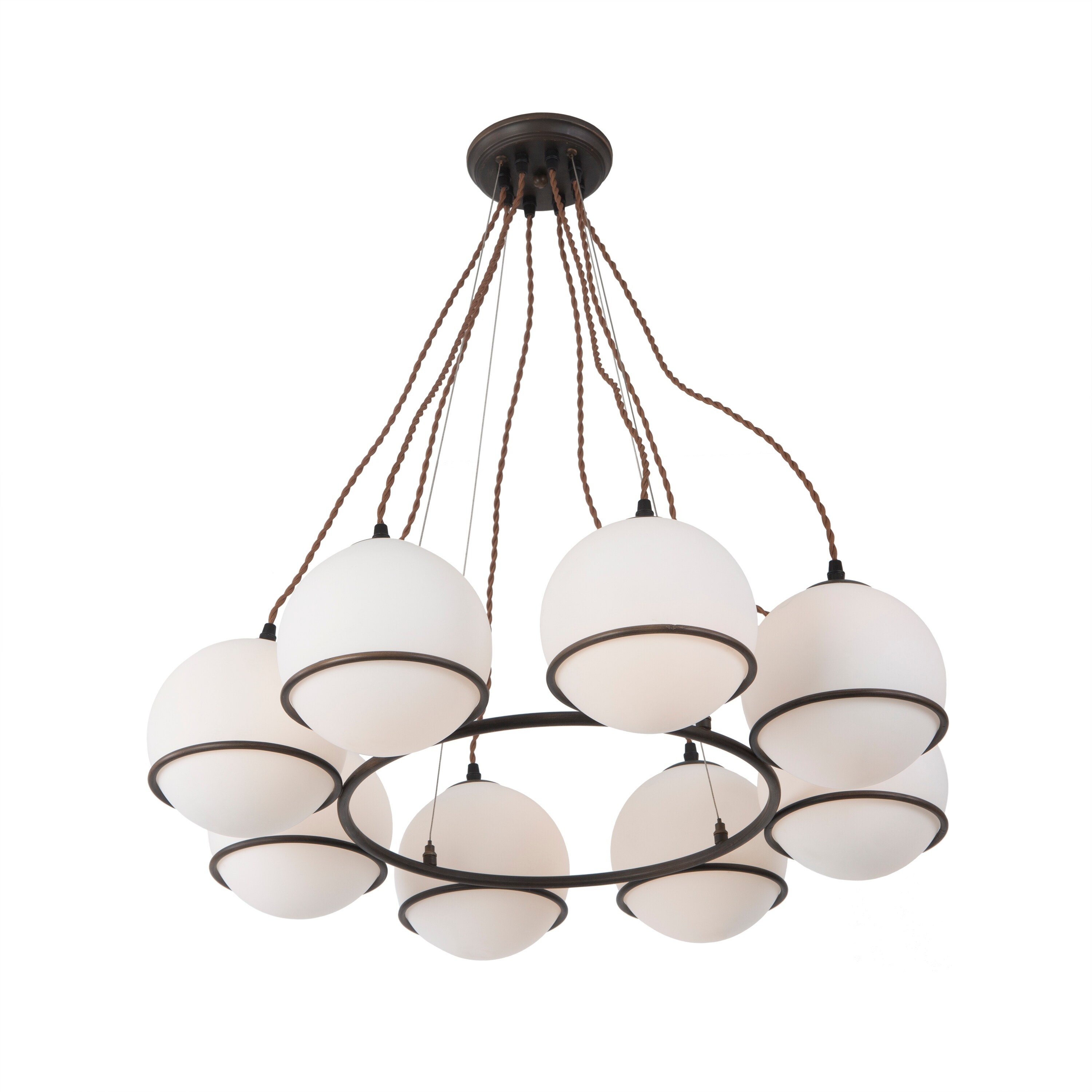 Periwinkle Collection Eight Light Chandelier - Chandeliers For Bedrooms by Overstock.com