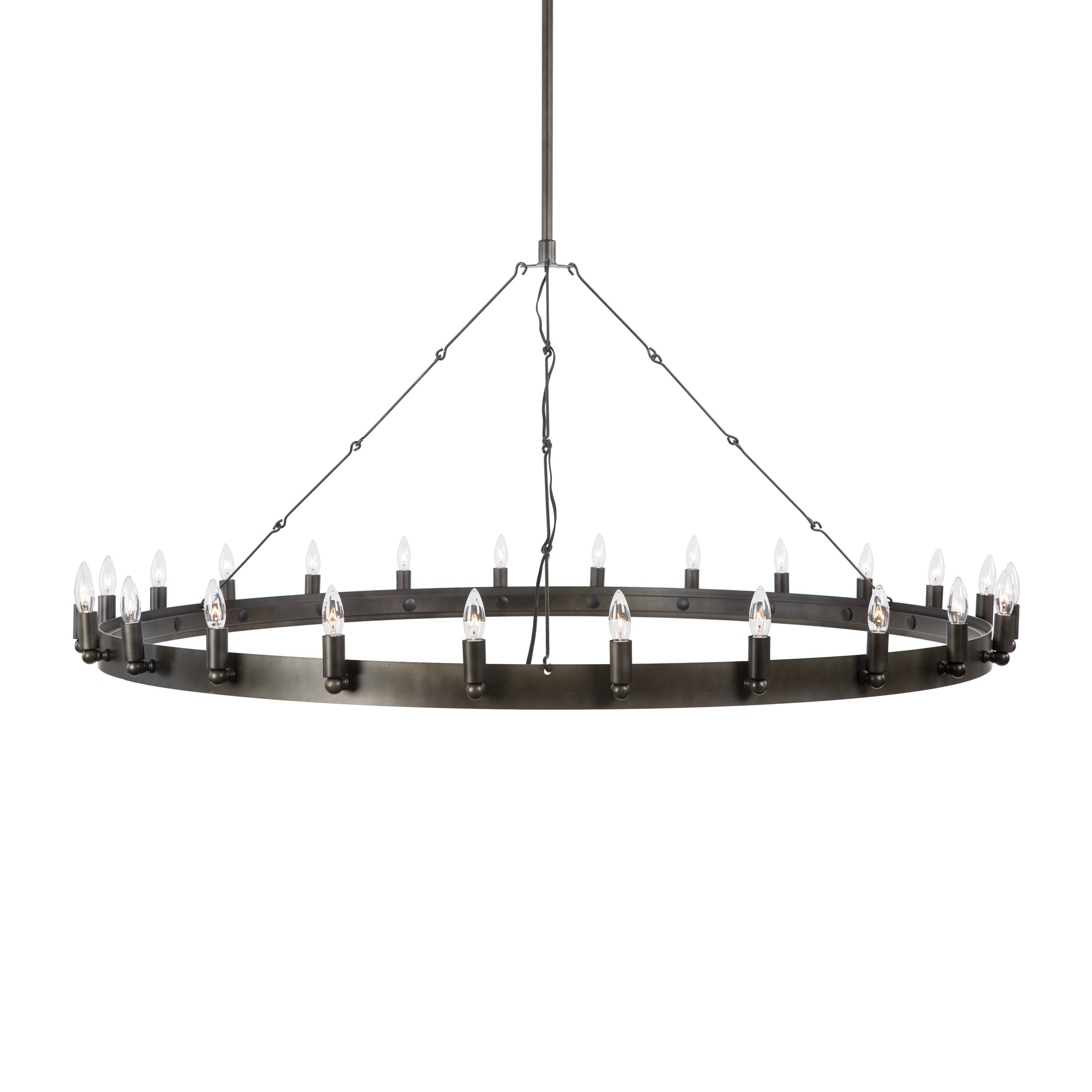Farrington Collection Twenty Four Light Chandelier - Chandeliers For Bedrooms by Overstock.com