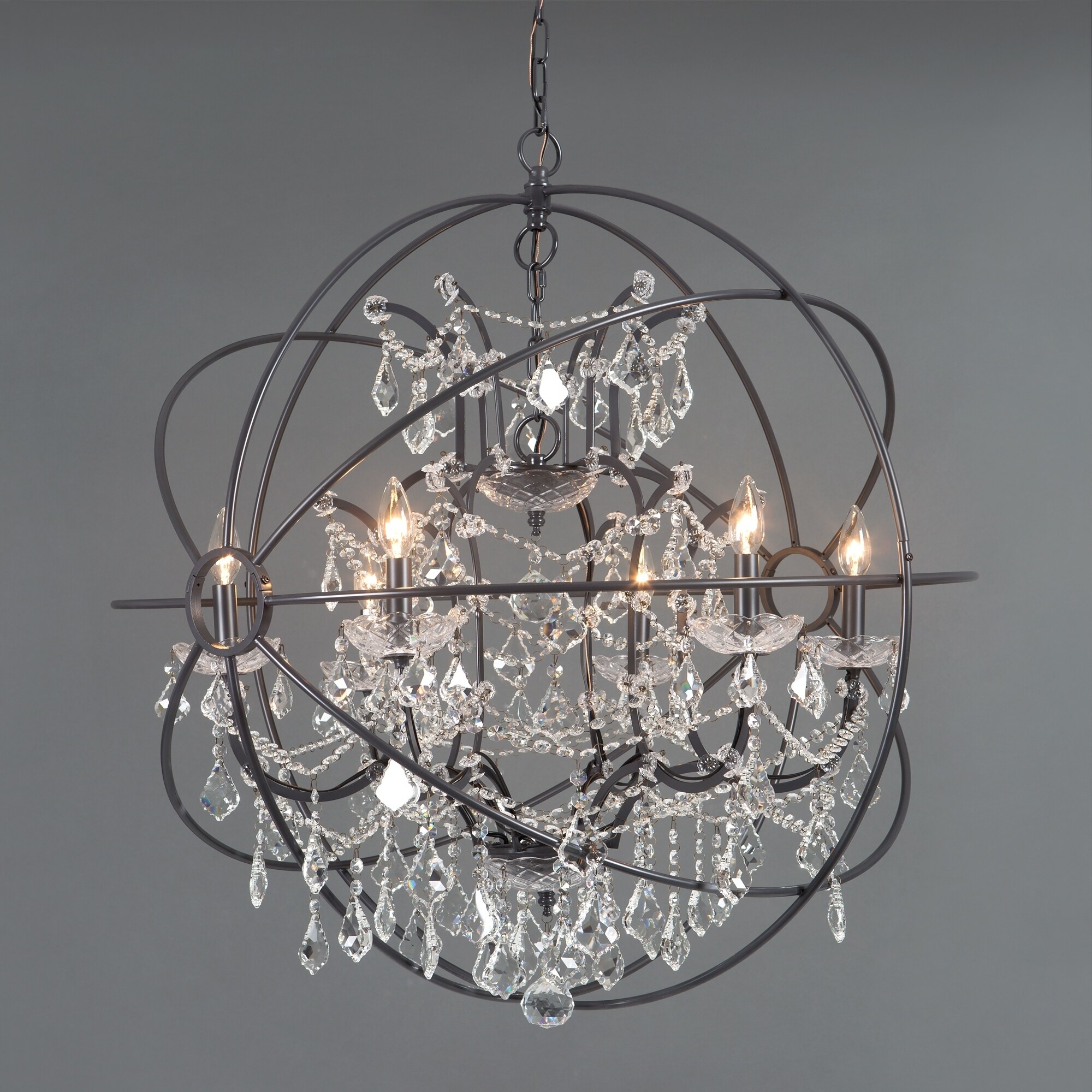 Contessa Collection Six Light Chandelier - Chandeliers For Bedrooms by Overstock.com