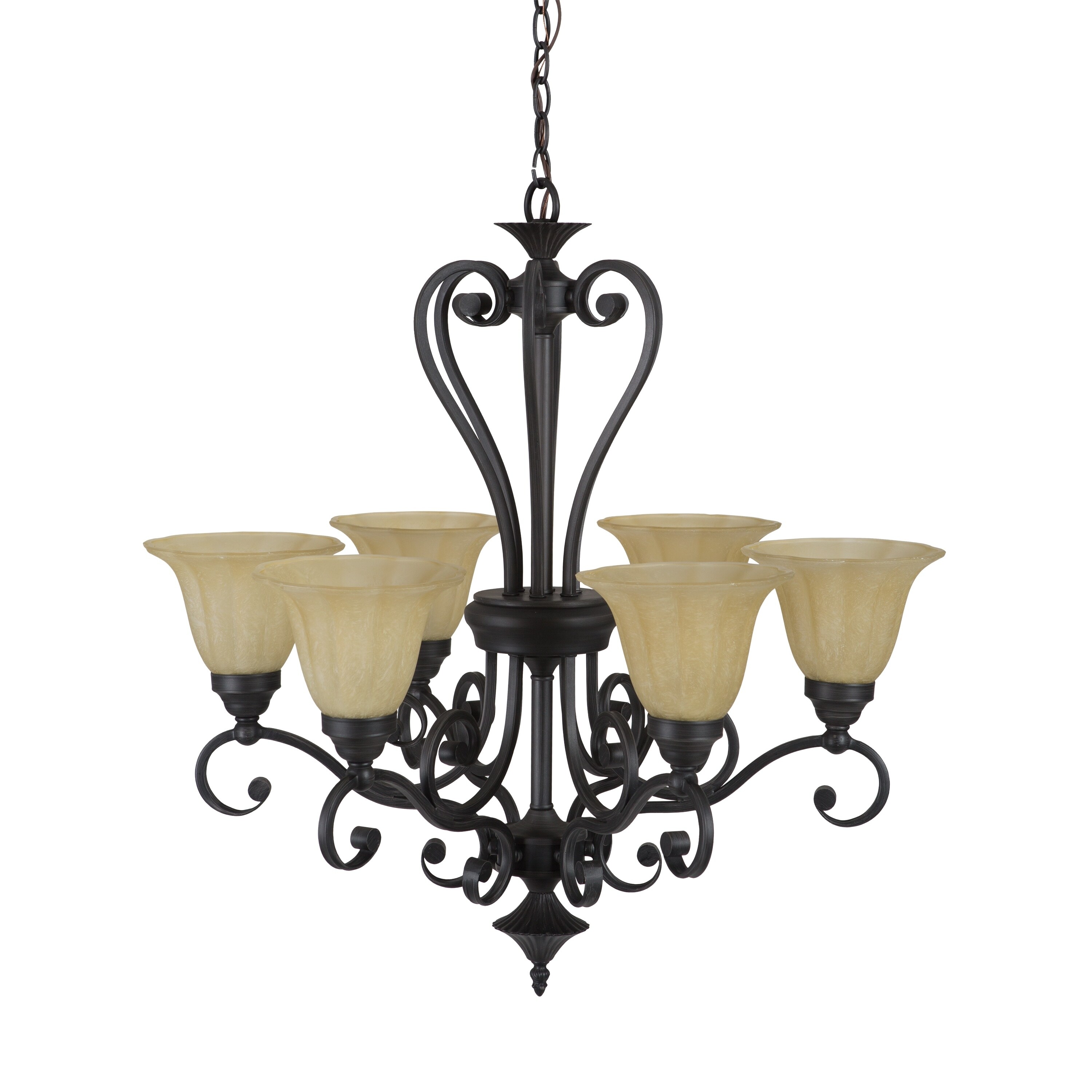 Florence Lighting Collection Six Light Chandelier - Chandeliers For Bedrooms by Overstock.com