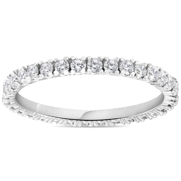 Shop Pompeii3 14k White Gold 5 8 ct TDW Diamond Stackable 