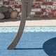 preview thumbnail 4 of 8, Hermosa Outdoor 47" Round Dining Table by Christopher Knight Home - 30"H x 47.25"W x 47.25"D