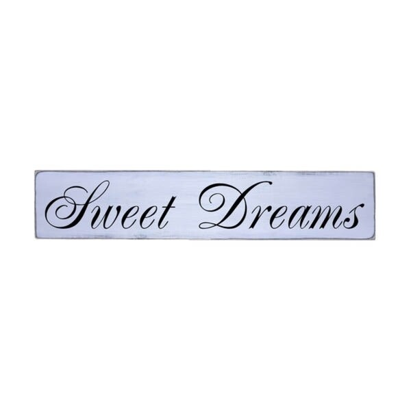 SWEET DREAMS c Handmade Farmhouse Style Wall Art Wood Sign 10 in x 48 in