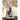 Silver Polystone Bohemian Buddha Sculpture with Engraved Carvings and Relief Detailing - 9 x 5 x 11