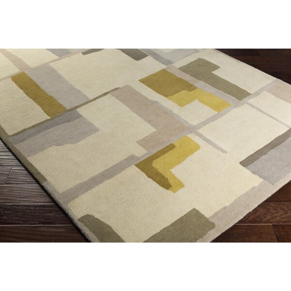 Carson Carrington Nadendal Hand-Tufted Abstract Wool Area Rug - 5' x 7'6"