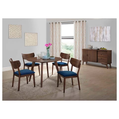 Picket House Furnishings Rosie 6PC Dining Set w/ Navy Blue Chairs