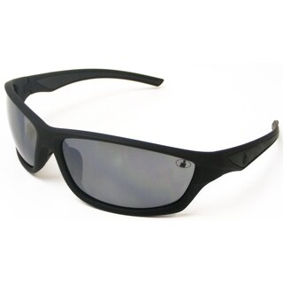 Ironman Men's 'Relentless' Matte Black Frame Mirrored Lens Sunglasses ...