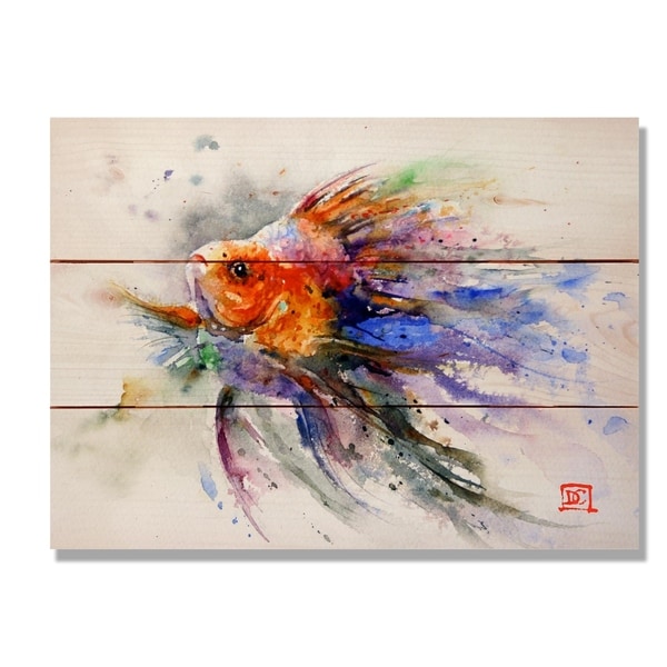 Goldfish - 15x11 Indoor/Outdoor Wall Art - Multi-color