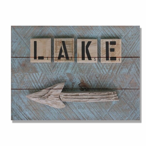 Lake Arrow - 15x11 Indoor/Outdoor Wall Art - Multi-color