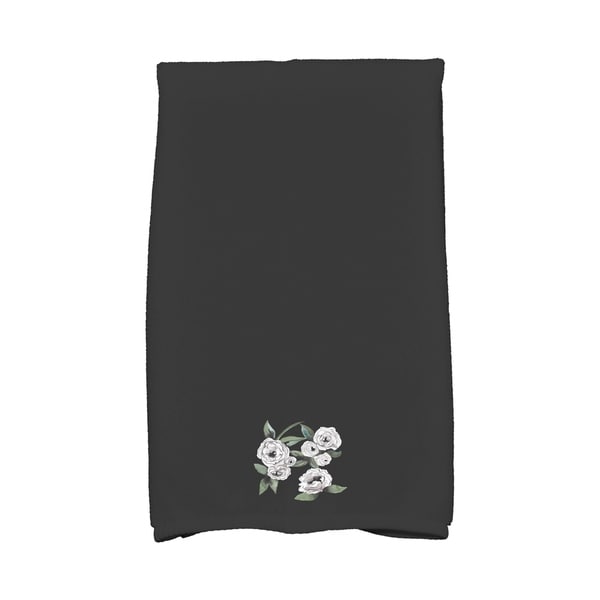Radiant Rose 16 x 25 Inch Floral Print Hand Towel. Opens flyout.
