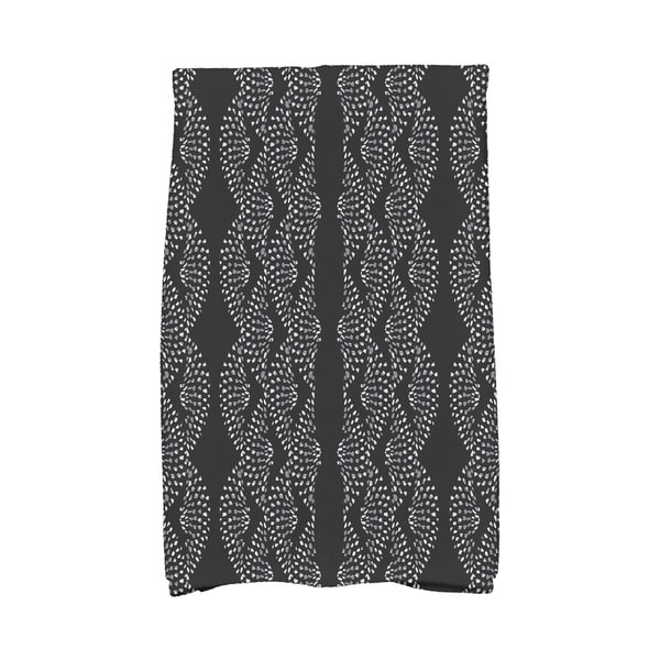 Dotted Décor 16 x 25 Inch Stripe Print Hand Towel. Opens flyout.