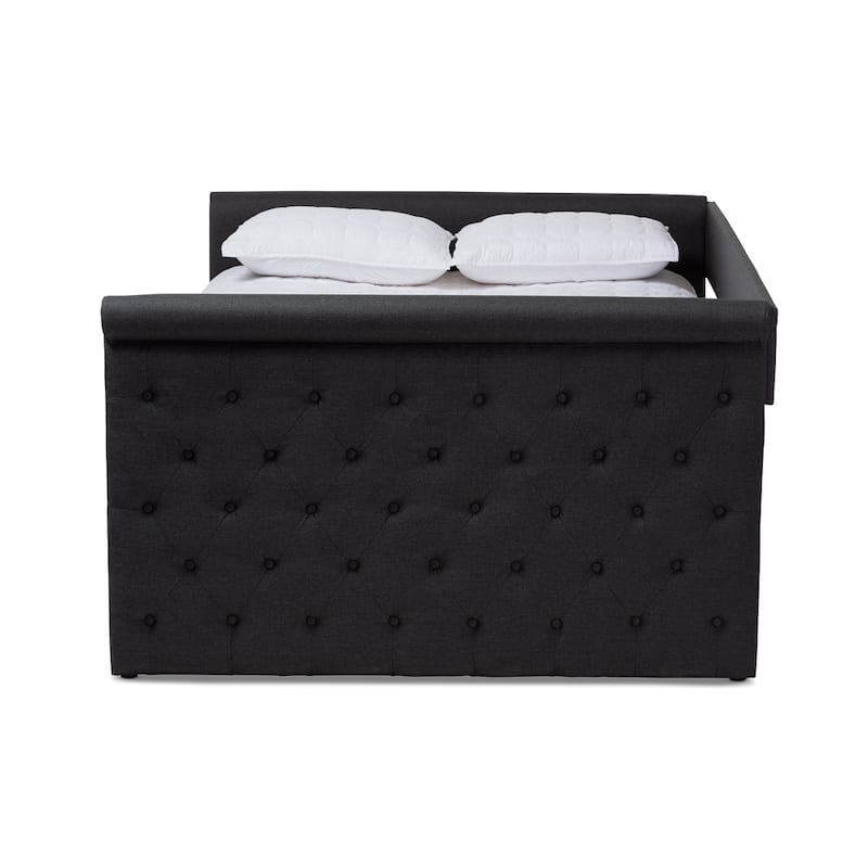 Gracewood Hollow Erdrich Upholstered Daybed with Trundle