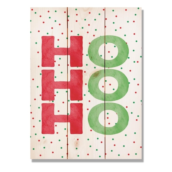 Ho, Ho, Ho - 11x15 Indoor/Outdoor Wall Art - Multi-color