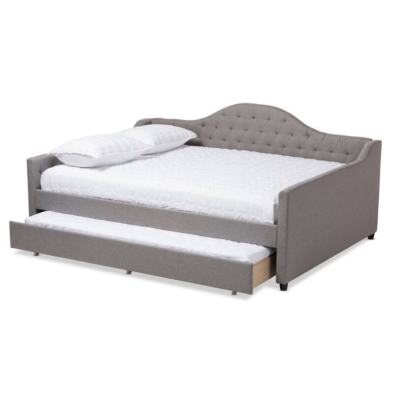 Eliza Contemporary Daybed with Pull-out Trundle by Baxton Studio