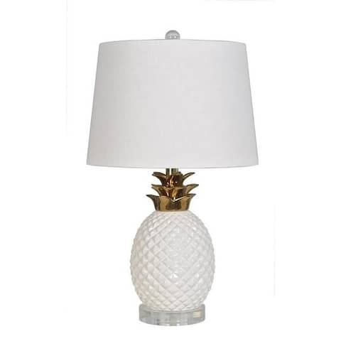 Lamps Per Se 22- inch Pineapple Table Lamp (Set of 2) - N/A