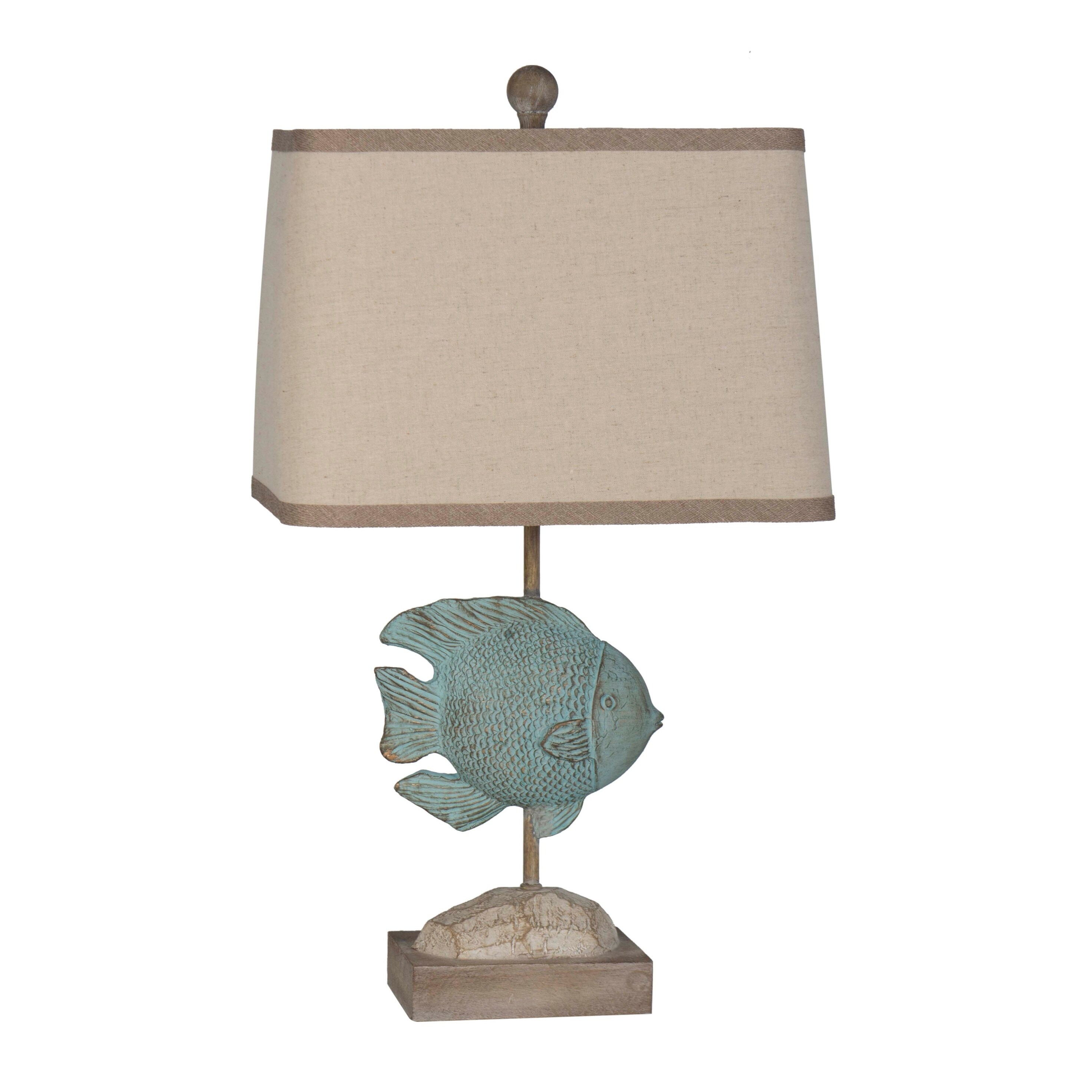 Sea Turtle and Fish Gourd Lamp