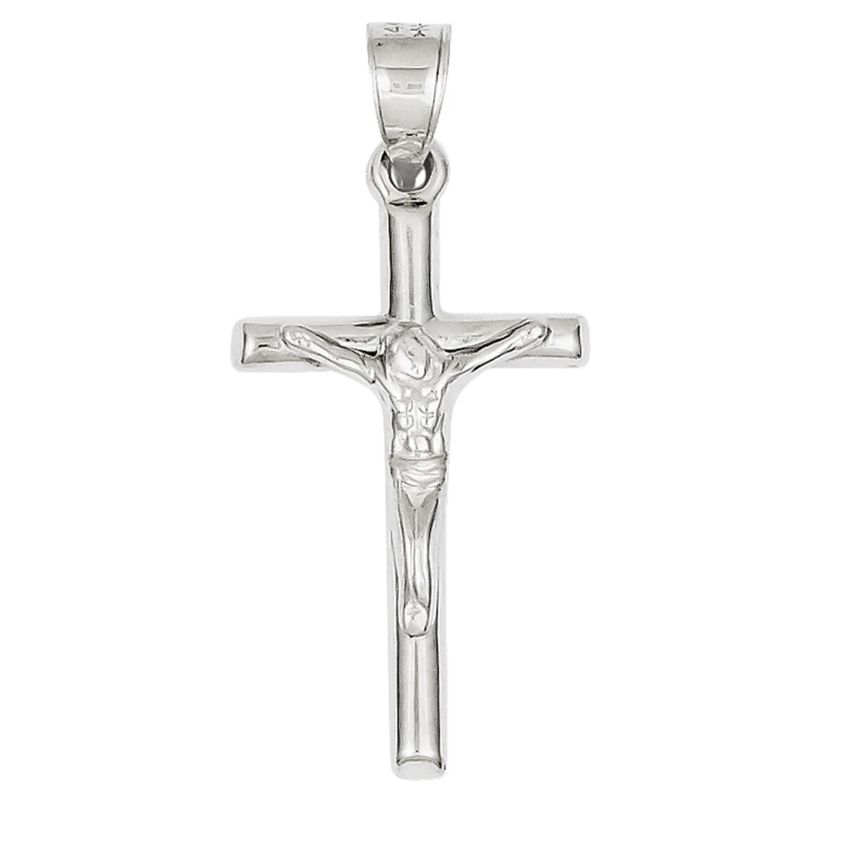 Shop 14K White Gold Crucifix Pendant 
