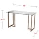 preview thumbnail 9 of 7, SEI Furniture Haxor Champagne Writing Desk