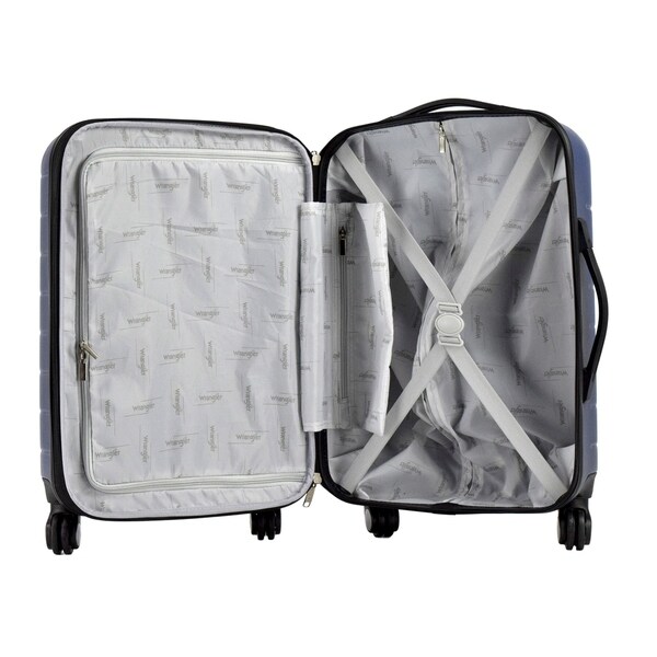 wrangler 2 piece luggage set