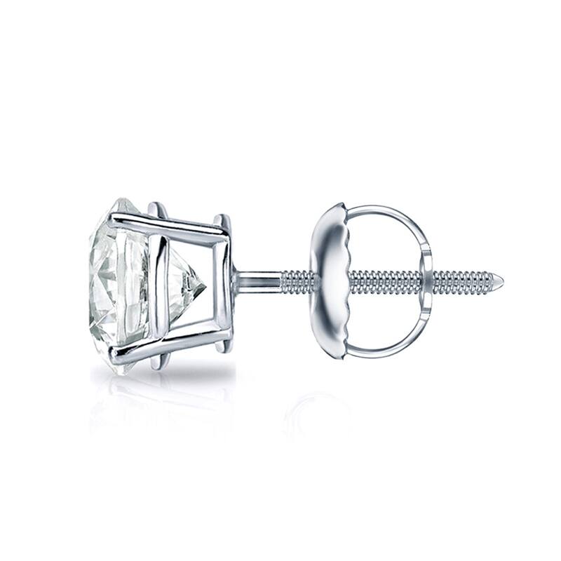 Auriya 2 to 2 1/2ctw Round Diamond Stud Earrings 14k Gold (I-J, SI1-SI2)