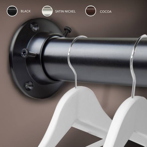 Shop Instyledesign 1 5 Premium Heavy Duty Adjustable Closet Rod