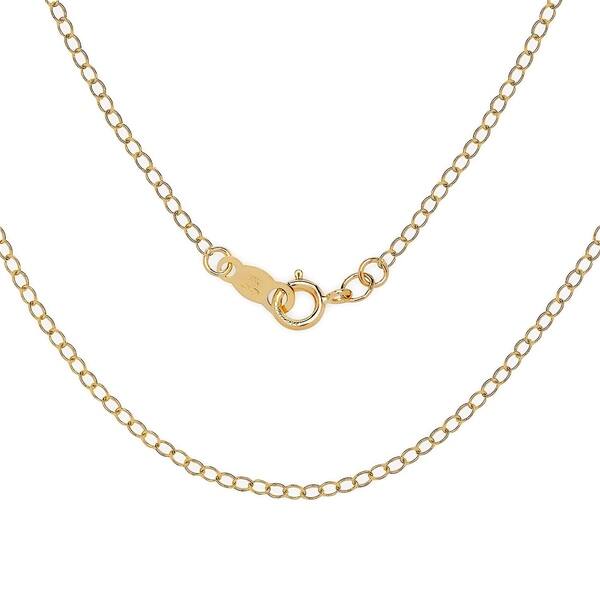 Curata 14k Gold Women S 16 22 Inch Carded Cable Chain Necklace Yellow Or White Overstock 21547116 Curata 14k Gold Women S 16 22 Inch Carded Cable Chain Necklace Yellow Or White Overstock 21547116