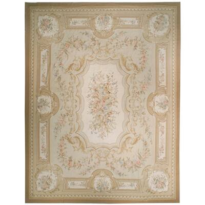 Wool Aubusson Rug - 12' x 15'