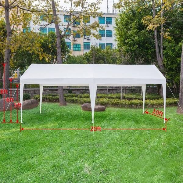 10x20 Ft Carport Canopy Tent Steel Heavy Duty Outdoor Portable Car