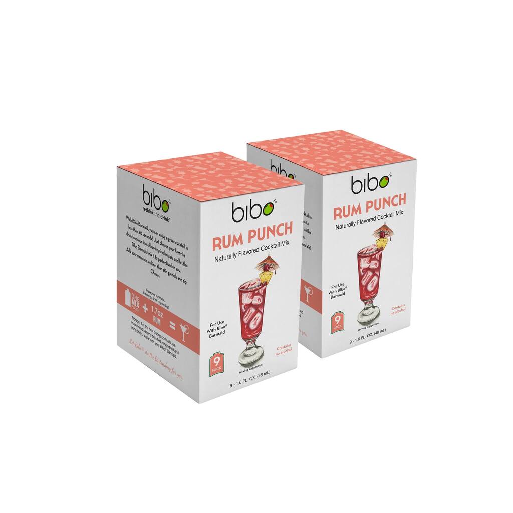 Bibo Cocktail Pouch 18ct-Rum Punch