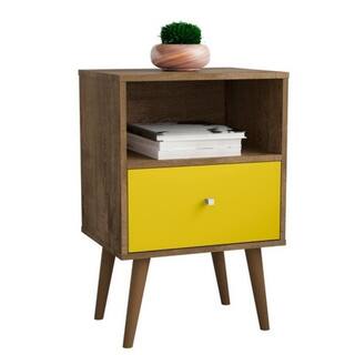 Shop Black Friday Deals On Liberty 1 0 Mid Century Modern 1 Drawer Nightstand Overstock 21558557