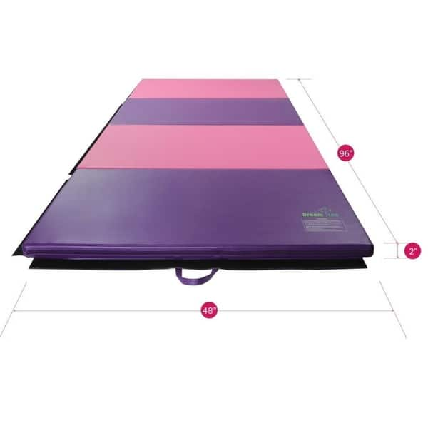 Shop Gymnastics Mat 4 X 8 Quad Folding Tumbling Mats With