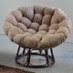 preview thumbnail 1 of 20, Blazing Needles 52-inch Microsuede Indoor Papasan Cushion