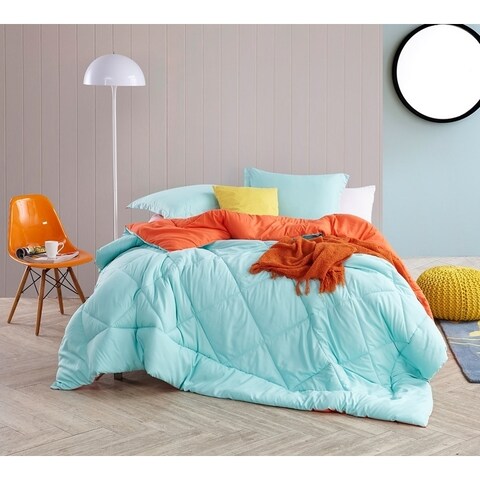 BYB Yucca/Orange Reversible Comforter - Oversized Bedding