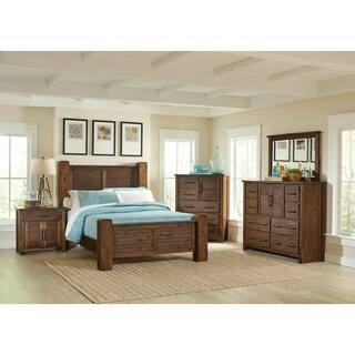 Rustic Bedroom Sets Online At Our Best Sutter Creek Rustic Vintage Bourbon 5 Piece Bedroom Set