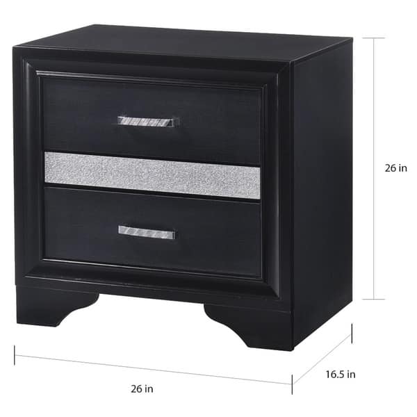 Coaster Furniture Miranda Black 4piece Platform Storage Bedroom Set Bed Bath & Beyond 21585848